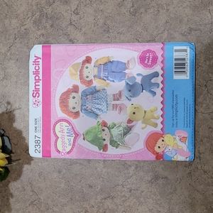 💚3/$25! Simplicity Raggedy Ann and Me sewing pattern 2387